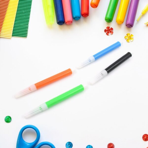 03_5e143ebd-ce11-4afe-a929-38240d098107.jpg 4-Piece Waterproof Marker Pen Art Set for DIY Crafts, Kids & Artists