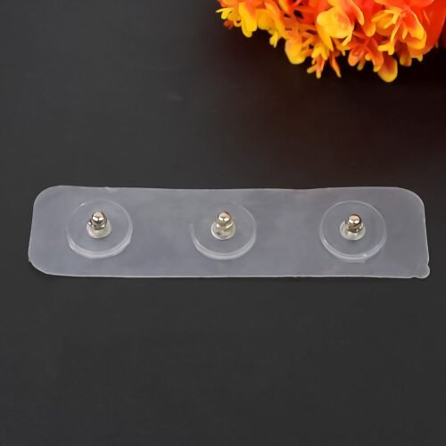 Adhesive Nails Wall Hooks (Screw Sticker / 3 Hook / 1 Pc)