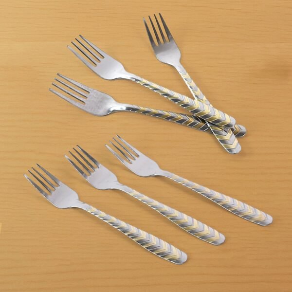 Elegant Stainless Steel Fork (6 Pcs Set)