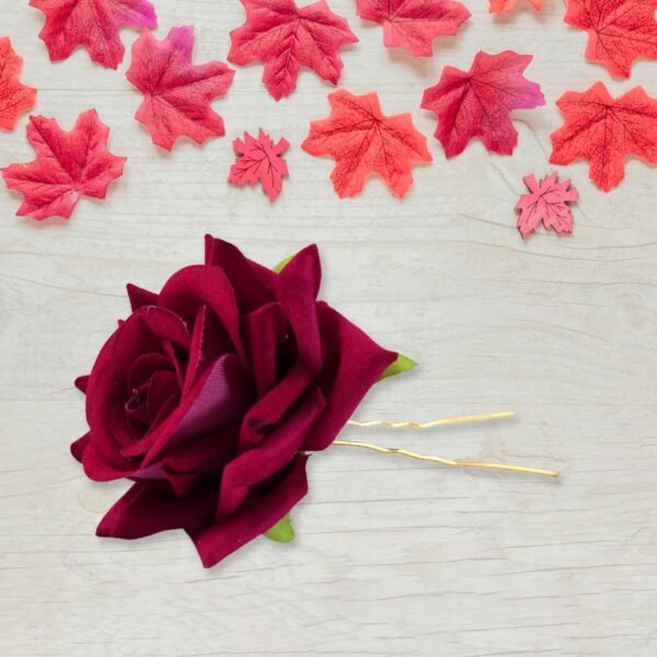 Colourful Flowing Flower Hair Pin (4 Pcs Set / Mix Color), Hair accessories