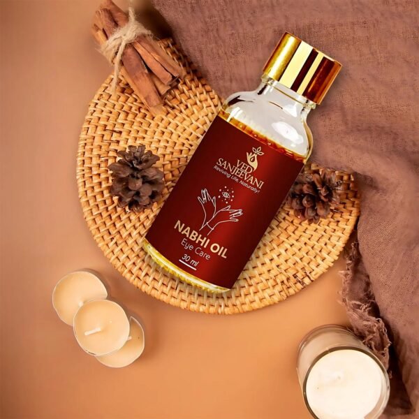 Ved Sanjeevani 100% Organic Ayurvedic Nabhi Oil for Eye Care (30ML / 1 Pc)