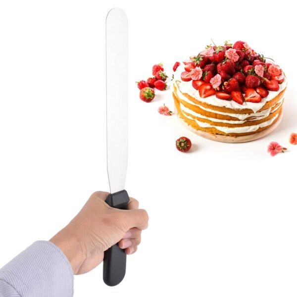 Cake Spatula for Baking Stainless Steel Spatula Cake (1 Pc)