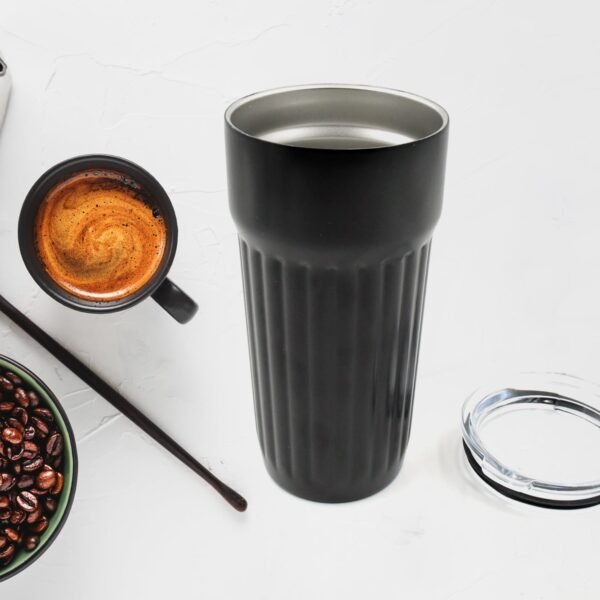 Stainless Steel Vacuum Insulated Travel Mug with Lid (1 Pc) - Coffee, Tea, Tumbler (1 Pc)
