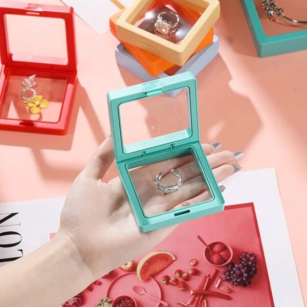 Transparent Jewellery Display Box (7x7 cm / 1 Pc)
