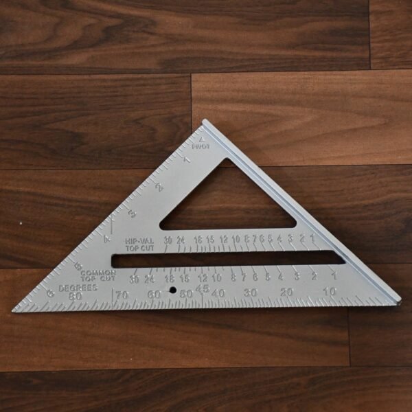 03_6bcd06a4-a4e7-494b-a7d8-cf6536ff4915.jpg Double-Sided 45° Triangle Ruler – 7-Inch Aluminum Alloy Rafter Square for Home Use