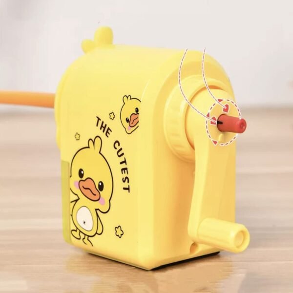 03_6eecf73f-4537-4a17-b14f-1e7cacab00e4.jpg Plastic Cutest Duck Pencil Sharpener (1 Pc)