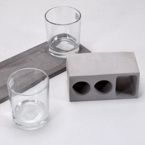 03_71253fc3-c4d2-4f9c-a331-b467aeadd21c.jpg 2 Wine Glasses & Marble Holder - Attractive Design for Hotels & Cafes
