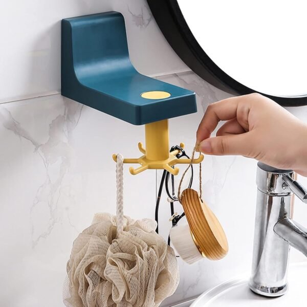 03_7314c475-089b-49d8-bdcb-4622e80fde19.jpg 360 Degree Rotating Wall Hook Hanger with 6 Heavy Duty Hooks