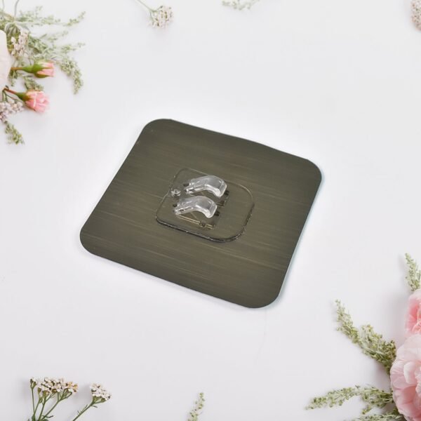 Adhesive Sticky Waterproof Oil Proof, Reusable Wall Utility Seamless Wall Hook (1 Pc)