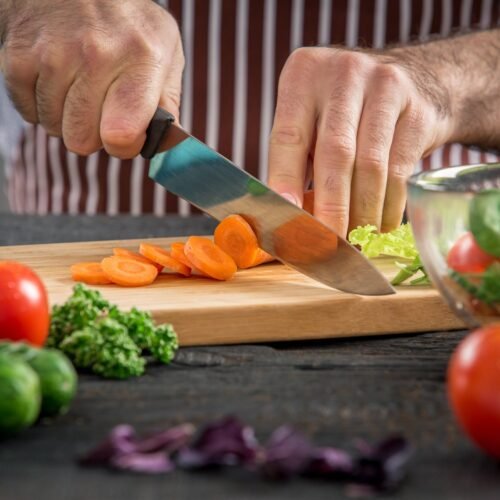 Natural Wood Chopping Board for Kitchen – Vegetables, Fruits & Cheese, BPA Free