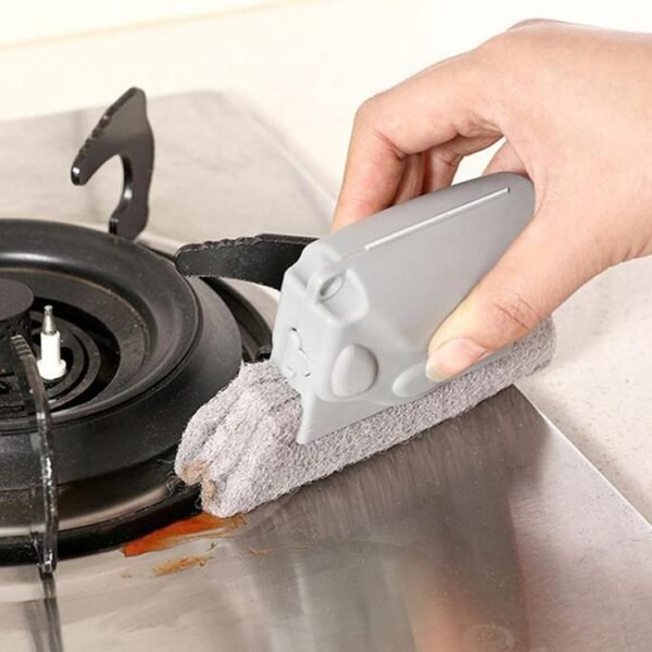 Window Groove Frame Cleaning Brush Door Track Dust Cleaner Tool