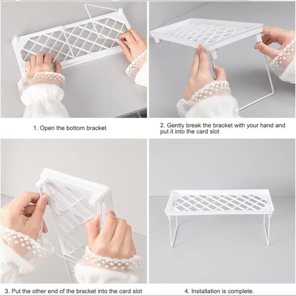 03_7981f07e-2dc3-4471-a4be-368b267cc745.jpg Bathroom Organizer Kitchen Utility Storage Rack Shelf Divider Makeup Home