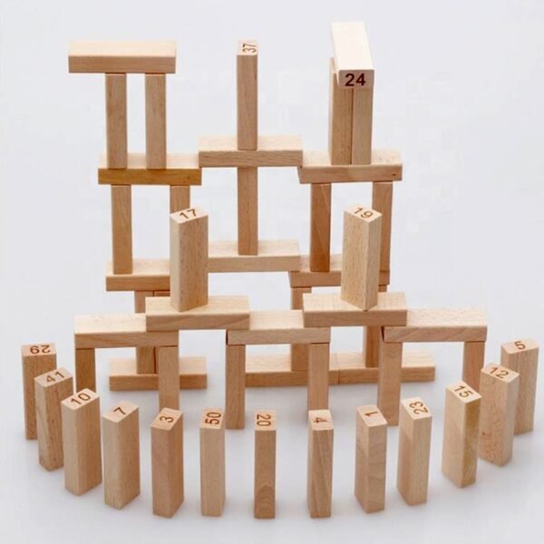 03_7a3c16eb-6b65-40e7-8fba-bef73a4e7f1e.jpg Wooden Tumbling Stacking Tower Game, Zenga tower (48 Pcs Blocks 2 Dices)