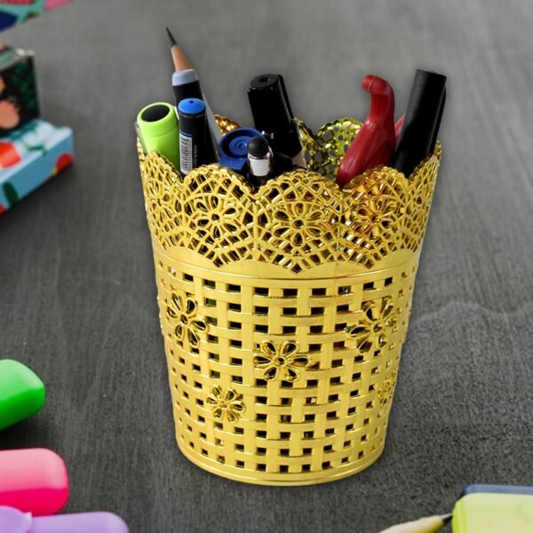 Pen holder Office Desk Metal Mesh Pen Stand (1 Pc)