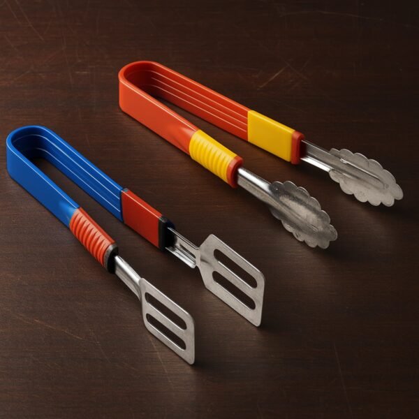 03_7ce305d6-47e4-4642-a3a3-493ed1909fbb.jpg Stainless Steel Multipurpose Utility Tong / Serving Food Tongs (2 Pcs Set)