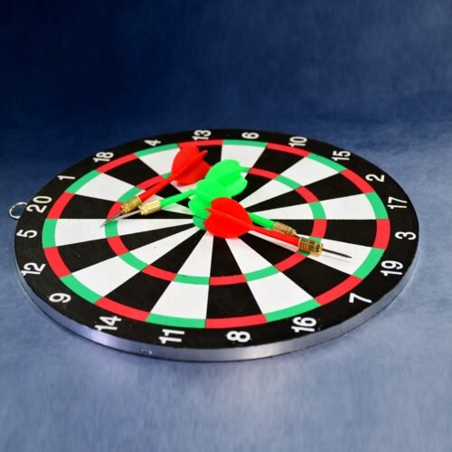 Big Size Foldable Dart Board with 4 Darts Indoor Sports Kids Game Board Set Portable