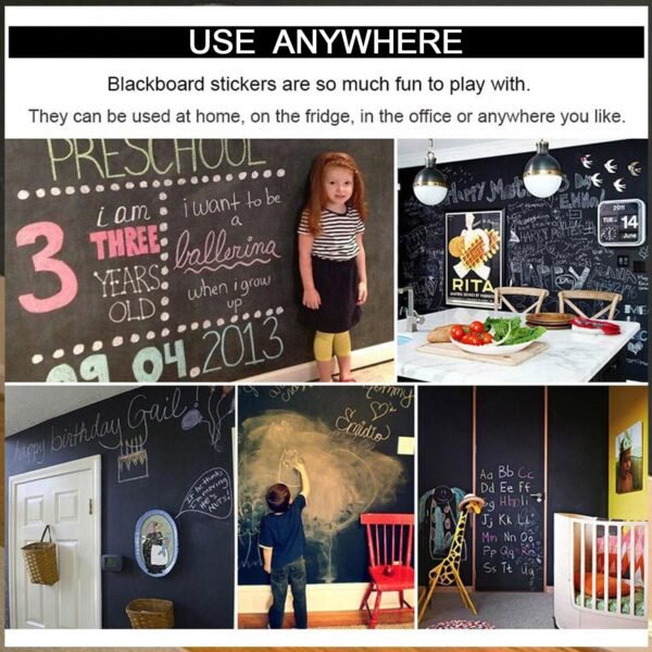 Blackboard Erasable Wall Sticker Chalkboard Sticker Wall Stickers Mural