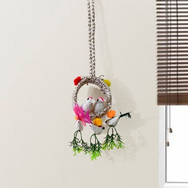 03_7e0988d8-d36b-4b6f-a5ea-ea06c0e351b9.jpg Artificial Bird Nest Wall Hanging Home Decor Showpiece (1 Pc, Mix Color)