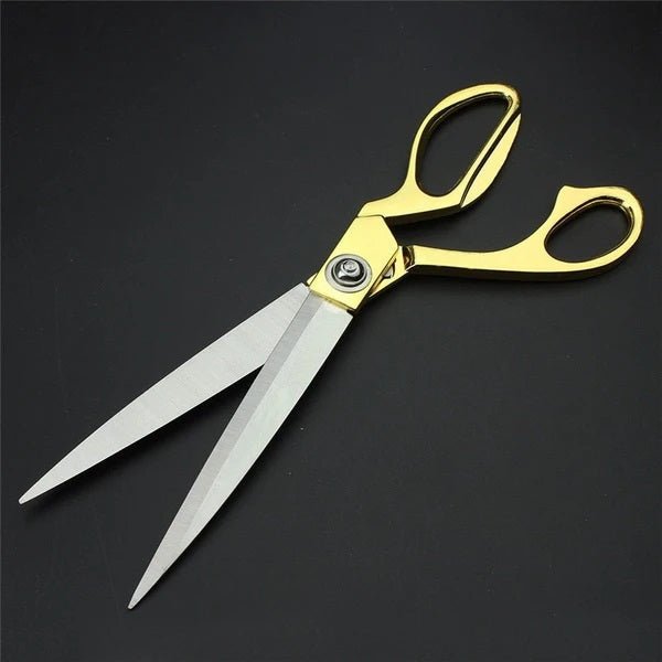 03_7ea1a7f3-46df-44a4-b2fa-121000e65bbd.jpg Stainless Steel Tailoring Scissor Sharp Cloth Cutting for Professionals (Golden)