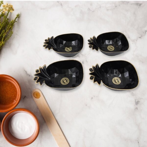 Pine Junction Ceramic Tea / cups / Mug Set Pineapple Shape Serving Bowl (12 Pcs set)