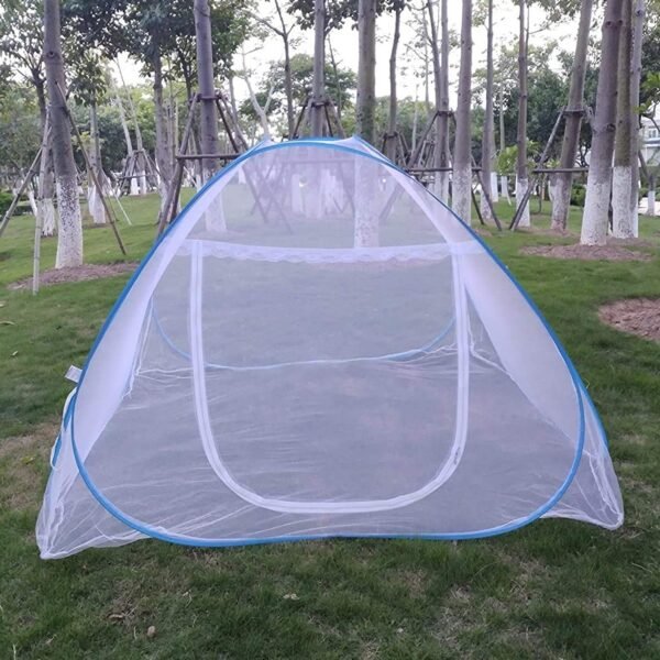 Premium Polyester Foldable Mosquito Net Tent (100 Cm Long / 1 Pc)