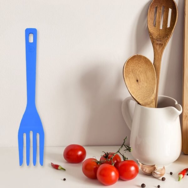 03_89f7ce05-0340-4ed2-a12a-208f0bf8273a.jpg BENDABLE KIDS SILICONE HANDLE FORK | CHILDREN PLASTIC BABY FORK ( 1pc )