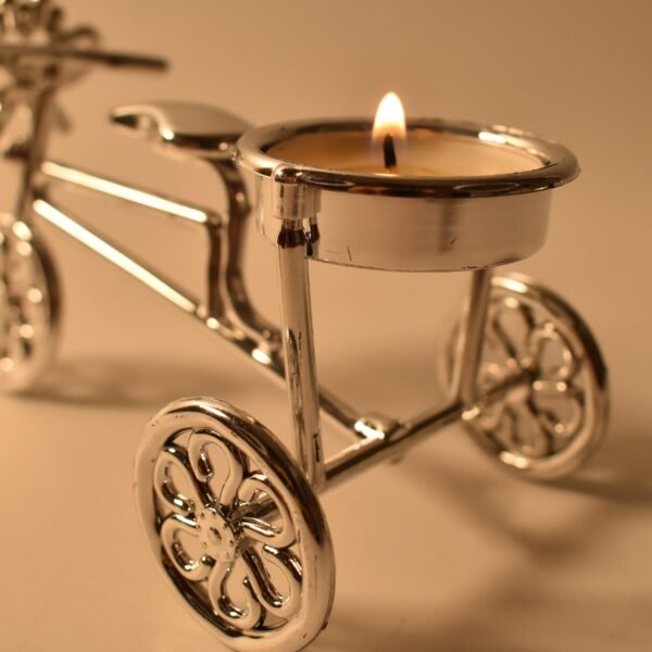 Cycle Tealight Holder / Candle Holder Decorative Candle, Diwali (1 Pc)