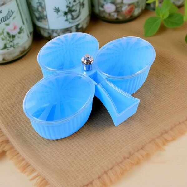 03_8f7de881-b6b5-4ae3-804b-1a62ea6ae6c6.jpg Premium 3-Compartment Revolving Dry Fruit Box (1 Pc)