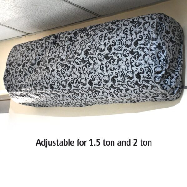 Stretchable Mix-Design AC Cover – Dust, Insect & Corrosion Shield (Mix Design)