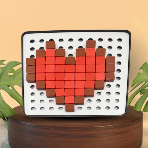 03_9173a598-3b29-4eeb-83ca-3e27da3fe665.jpg Pixel Cubes Toy for Children Early Education, Pixel Game Educational Board Games Board, Birthday Gift for Kids, Learning Math Toy, Brain Games, Math Puzzle (Approx 180 Cubes With Pixel Board & Book)