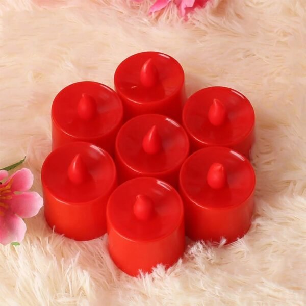 03_97e3bfda-aab3-4a05-a6fc-3f2f4fd819bb.jpg Electrical Candles Diya LED Tea Light, Diwali(1 Pc / Red)