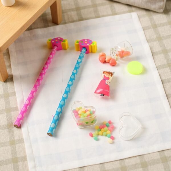 Fun Candy Design Pencil Set with Accessories Set (1 Set )