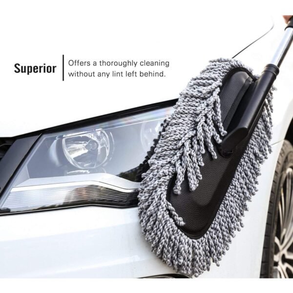 Car Dust Brush – Gentle Cleaning Tool for Interior & Exterior, Car Duster (1 Pc)