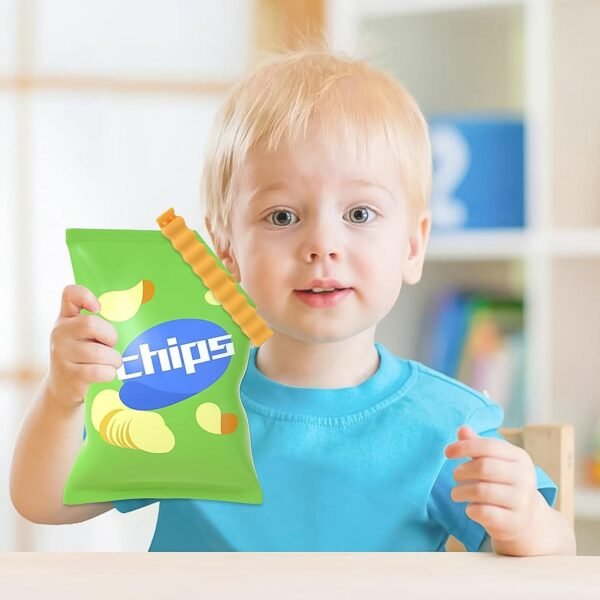 Cute French-Fries-Shaped Bag Clips With in a Magnetic Box (12 Pcs Set)