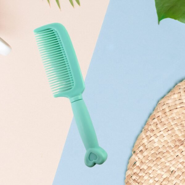 03_a23304e3-31dc-4527-b3f2-4fed7ea145a8.jpg Plastic Hair Comb with Heart-Shaped Handle (1 Pc)