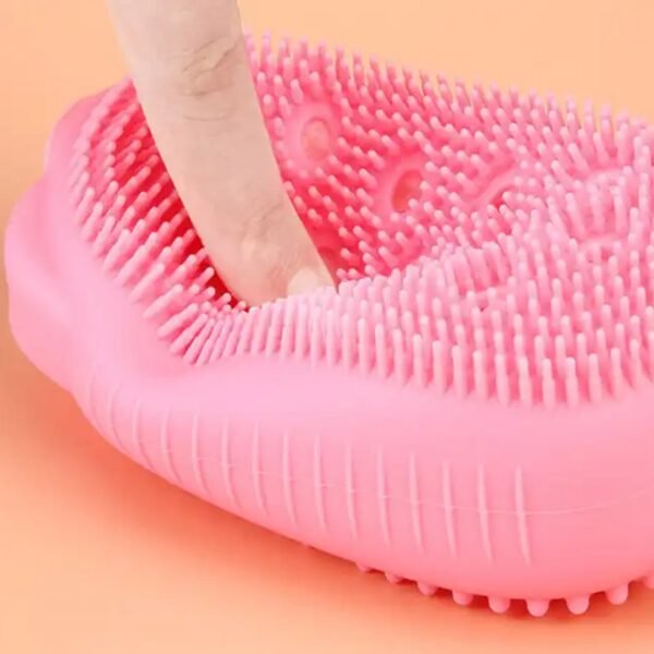 Super Soft Silicone Bath Brush – Double-Sided Body Scrubber for Exfoliation