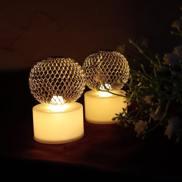 03_a6f1e427-8490-46b3-bf0e-71785f73d2e5.jpg LED Ball Shaped Decorative Light with Mesh Cover (5 Pc / Set)