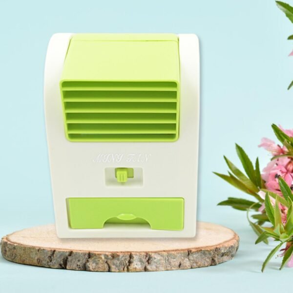 Rechargeable Mini Personal Air Cooler – Desktop Cooling Fan