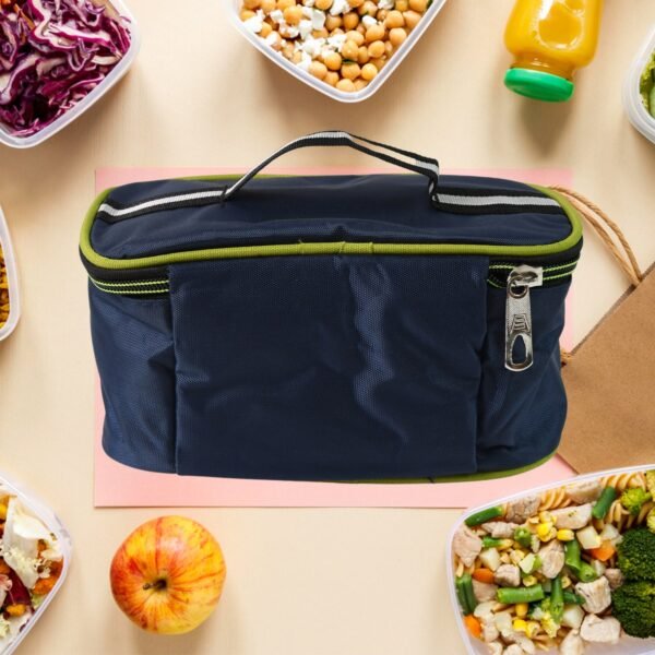 Sumo Lunch Box with Bag – Plastic Lunch Box & Spoon/Fork Set (2 Pc)