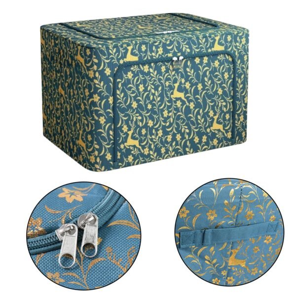 Zippered Closet Storage Box with Lid, With Window (50×40 Cm / 1 Pc)