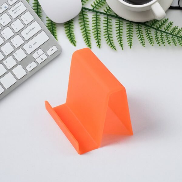 03_afb5b7ae-72ac-4cfc-a31d-65cfa74a497b.jpg Durable Plastic Mobile Phone Stand with Angled Support (1 Pc / Mix Color)