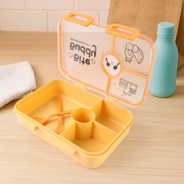 03_b31b352e-7677-4e65-ab44-d18e79abf669.jpg Bite Buddy 4-Compartment Leak-Resistant Plastic Lunch Box with Spoon & Fork
