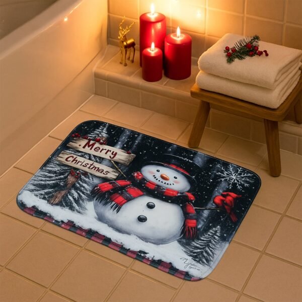 3 in 1 Mix Design Bathroom Mat - (1 Set)