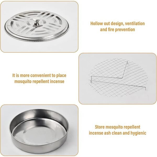Decorative Mosquito Coil Holder Mosquito Coil Container,  for Home Patio