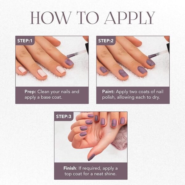 OG Beauty Premium Opal Purple Metallica Nail Polish (1 Pc / 10 ML)