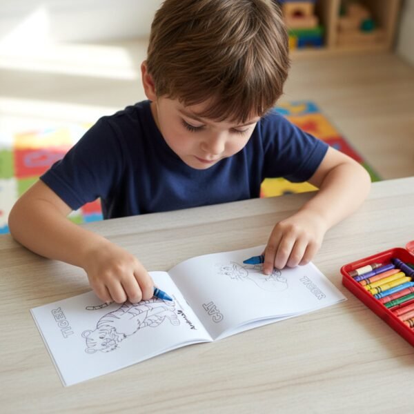 03_b9565bf7-4ac2-4c4c-8a17-c9f045fb4b37.jpg Kids Animal Theme Colouring Book Set ( 5 Pc / Mix Color Books)