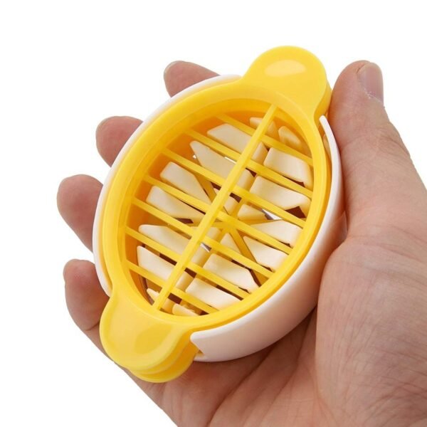 Egg Slicer, 3 in 1 Boiled Egg Slicer, Egg Slicer Restaurant Kitchen Tool (1 Pc)