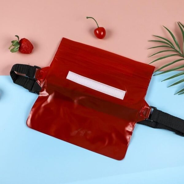 Waterproof Waist Pouch Bag with Adjustable Strap (1 Pc)