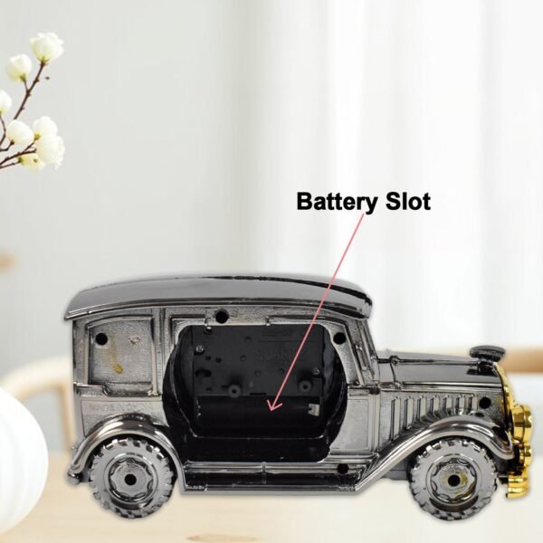 Car Model Clocks, Pen Holder Function ABS Material Alarm Clock Office Desk Bedroom