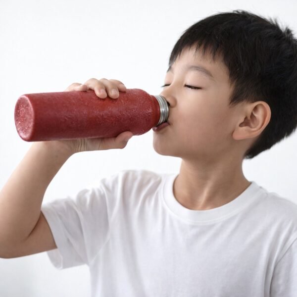 1000 ML Stainless Steel Water Bottle Red Color (1 Pc)